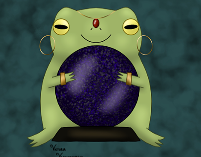 fortune teller frog