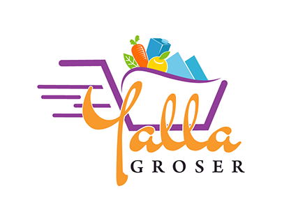 Yalla Groser Logo Design