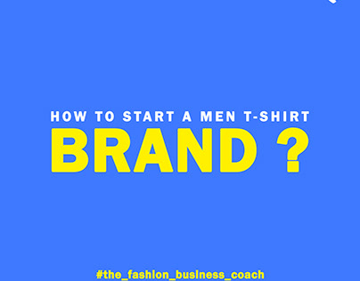 How to start a men t-shirt brand?
