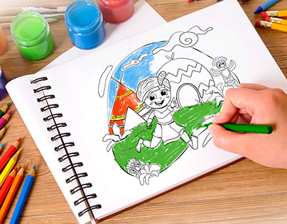 Children coloring Book