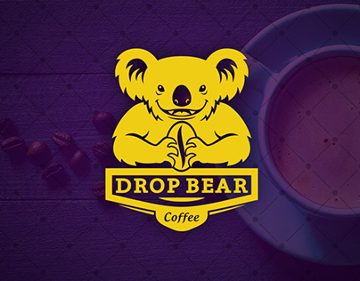 Logo and Branding for Drop Bear Coffee