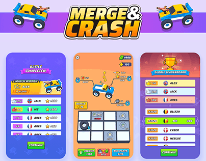 Merge and Crash UI Design