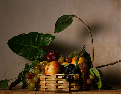 Releitura Cesto de Frutas (Caravaggio)