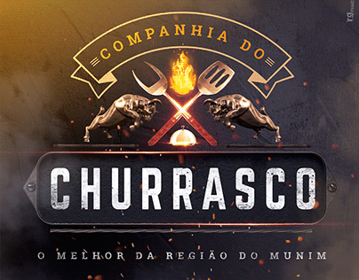 Cia do Churrasco - Logo