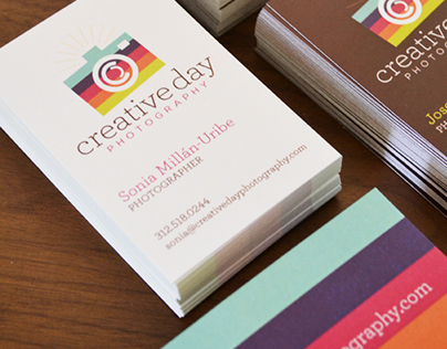 Creative Day Photography logo and business cards
