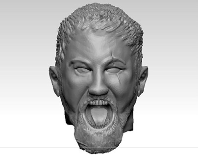 Gerard butler from 300 movie for 3D Printing