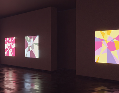 Luminescent Shadows: NFT Art Virtual Showcase