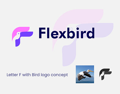 Flexbird logo design