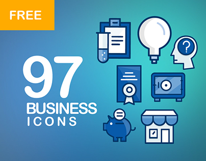 97 free business icons