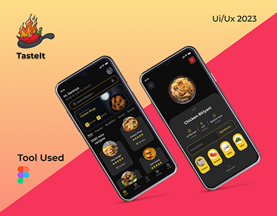TasteIt | Recipe App | UI Design