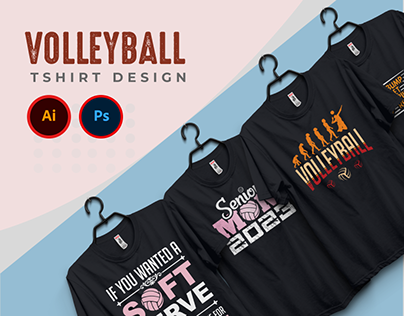 Volleyball Tshirt design