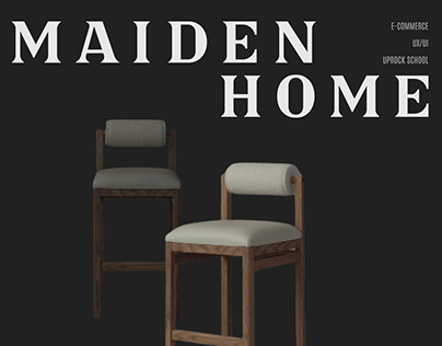 E-commerce | Redesign concept | Maiden Home