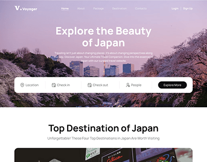 Viva Voyager, Travelling Web Design