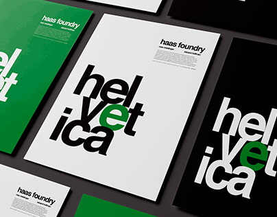 Helvetica Typography Poster Exploration