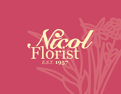 Nicol Florist - Branding and Adverts