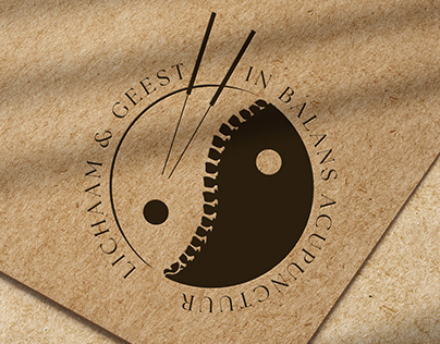 Logo dla gabinetu zajmującego się akupunkturą- Holandia