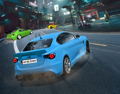UI Design ,Graphic Design, Creatives for Car Drift Game on Behance