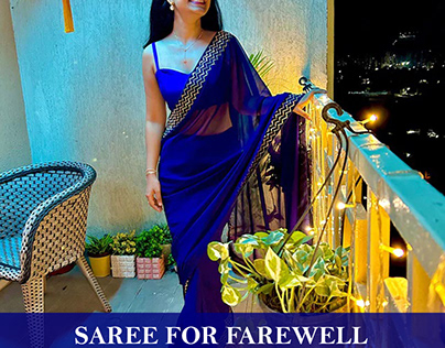 Saree For Farewell