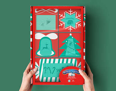 White Castle Christmas Packaging