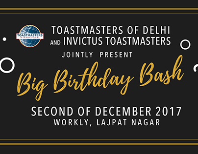 Poster Series for Big Birthday Bash