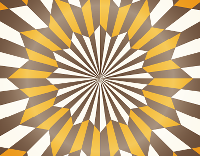 Star Optical Illusion Abstract Vector Art