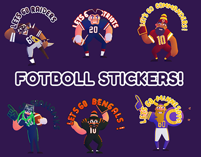 American Fotball Stickers