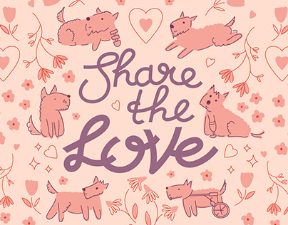 DOG LOVE pattern collection