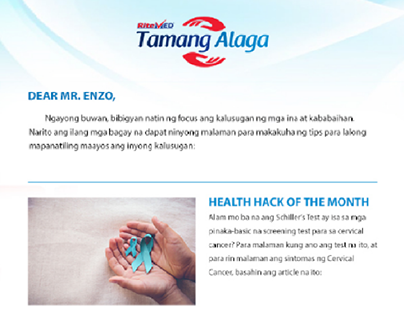 Email Marketing | RiteMED Tamang Alaga