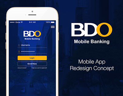 Banco De Oro (BDO) Mobile Banking Redesign concept
