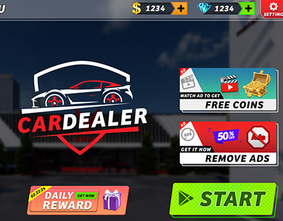 Car Dealer Game ui