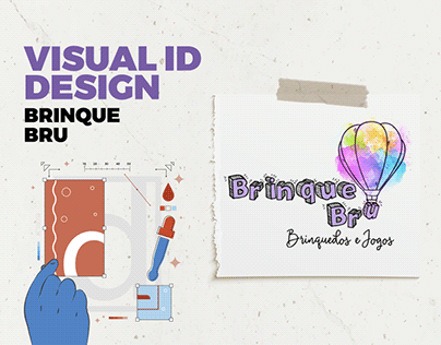 BRINQUE BRU Visual ID Design