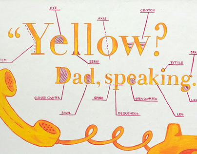 Typography: Yellow Dad