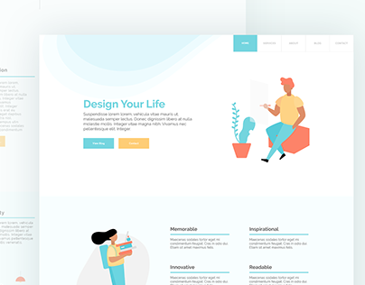 DesignLife Landing Page