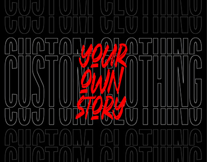 Identidad Your Own Story (Custom Clothing)