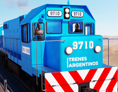 Tren a las Nubes - 3D modeling and animation
