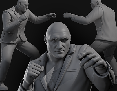 Tyson Fury 3D Print Statuette