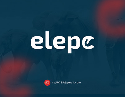 Elepo Heavy equipment | Machine | Startups logo design