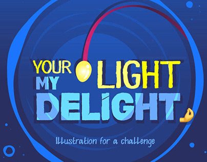 Project thumbnail - Your Light, My Delight - illustration for a challenge