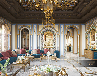 Luxury Arabian Majlis and Dining Space