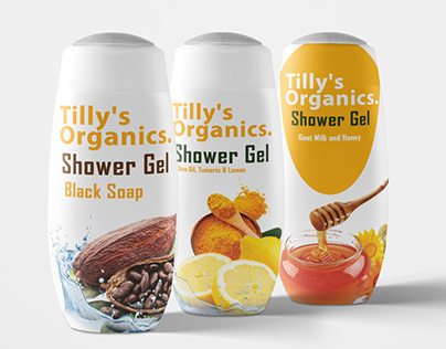 Shower Gel Design Concept (Tilly’s Organics)