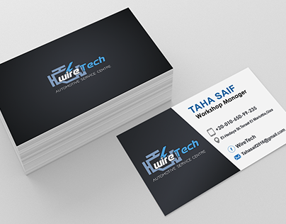 Wire Tech Auto-Service official Business Card