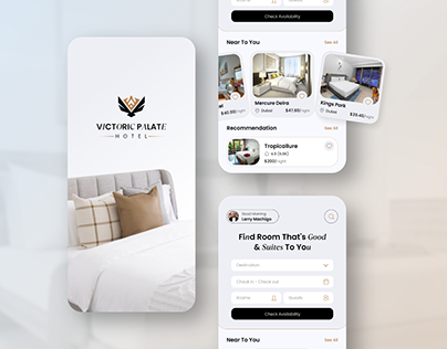 Hotel Room Reservation App Design