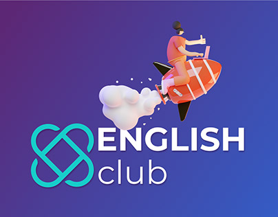 Концепт лендинга для языковой школы English club
