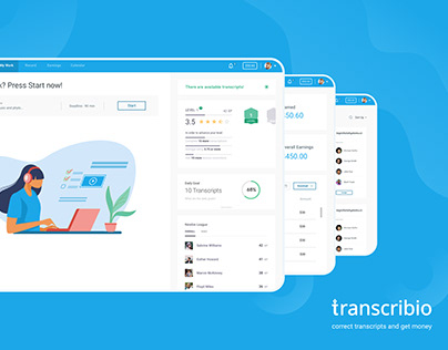 Platform for Transcripts - Desktop App | UI/UX Design
