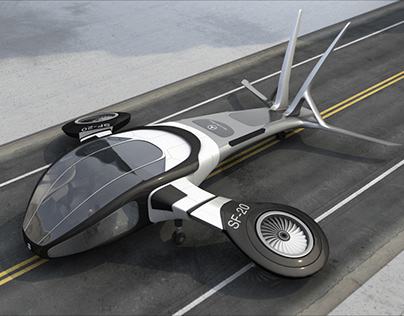 Mercedes-Benz SF-20 flying car concept