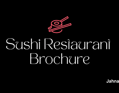 Sushi Restaurant Brochure