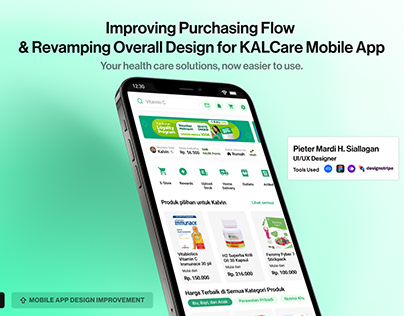 Project thumbnail - KALCare Mobile Apps - Design Improvement