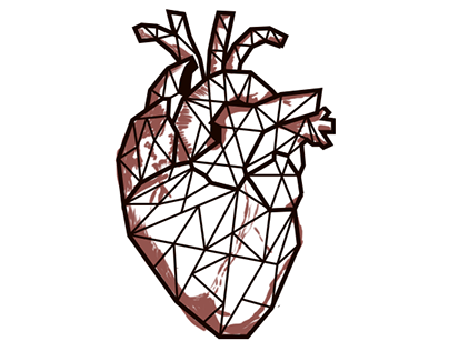 geometric heart