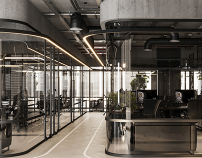 Office Design - Efficiency Center Mezzanin