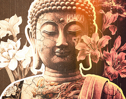 Buddha Tattoed Poster